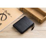 Men's Wallet, NaSUMTUO RFID Blocking Minimalist Vintage Cowhide Leather Wallet Men's Wallet, NaSUMTUO RFID Blocking Minimalist Vintage Cowhide Leather Wallet
