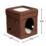 MidWest Curious Cat Cube, Cat House/Cat Condo