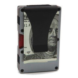 Minimalist Wallet, Slim Wallet & RFID Blocking Front Pocket Wallet, Aluminum Wallet for Men And Women