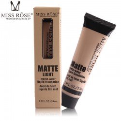 Miss Rose Brand Naked Makeup Concealer Repair Nourish Cover Face Makeup Liquid Foundation Professional Base Makeup 