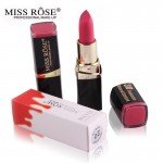 Miss Rose brand batom 24color Nude Matte lipstick Matte Velvet Lipstick Beauty Red Lips batom Cosmetic long-lasting makeup