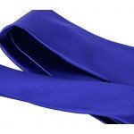 Moda Di Raza - Necktie For Men 3.5” Width - Satin Finish Polyester Solid Color Neck Tie
