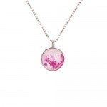 Molyveva Galaxy Necklace Galactic Cosmic Moon Glow Charm Pendant Necklaces - Glow in the Dark