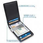 Money Clip Wallet HOUSTON Mens Wallet RFID Blocking Wallet | Minimalist Mini Slim Wallet Bifold for Men with Gift Box