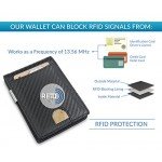Money Clip Wallet HOUSTON Mens Wallet RFID Blocking Wallet | Minimalist Mini Slim Wallet Bifold for Men with Gift Box