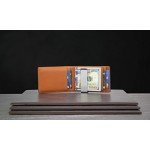 Money Clip Wallet HOUSTON Mens Wallet RFID Blocking Wallet | Minimalist Mini Slim Wallet Bifold for Men with Gift Box