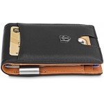 Money Clip Wallet HOUSTON Mens Wallet RFID Blocking Wallet | Minimalist Mini Slim Wallet Bifold for Men with Gift Box
