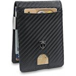 Money Clip Wallet HOUSTON Mens Wallet RFID Blocking Wallet | Minimalist Mini Slim Wallet Bifold for Men with Gift Box