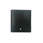 MontΒlаnc Classic Black Leather Men's Wallet