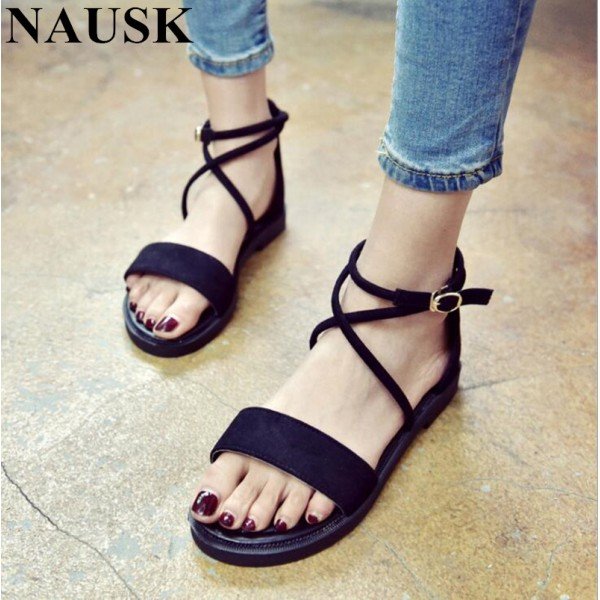 NAUSK 2018 Gladiator Sandals Women Summer Shoes Platform Fashion Women Sandals Casual Occasions Comfortable Female Flats Sandals