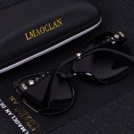 NEW LMAOCLAN Brand Design Luxury Polarized Sunglasses Women Ladies Gradient Sun Glasses Female Vintage oversized Eyewear UV400