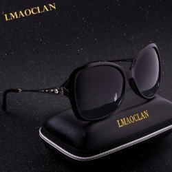 NEW LMAOCLAN Brand Design Luxury Polarized Sunglasses Women Ladies Gradient Sun Glasses Female Vintage oversized Eyewear UV400