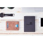NapaWalli RFID Blocking Bifold Slim Genuine Leather Thin Minimalist Front Pocket Wallets for Men Money Clip Made From Full Grain Leather