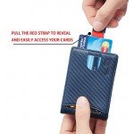 NapaWalli RFID Blocking Bifold Slim Genuine Leather Thin Minimalist Front Pocket Wallets for Men Money Clip Made From Full Grain Leather