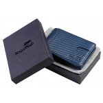 NapaWalli RFID Blocking Bifold Slim Genuine Leather Thin Minimalist Front Pocket Wallets for Men Money Clip Made From Full Grain Leather