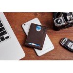 NapaWalli RFID Blocking Bifold Slim Genuine Leather Thin Minimalist Front Pocket Wallets for Men Money Clip Made From Full Grain Leather