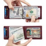 NapaWalli RFID Blocking Bifold Slim Genuine Leather Thin Minimalist Front Pocket Wallets for Men Money Clip Made From Full Grain Leather