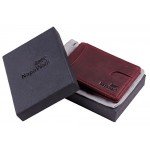 NapaWalli RFID Blocking Bifold Slim Genuine Leather Thin Minimalist Front Pocket Wallets for Men Money Clip Made From Full Grain Leather