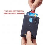 NapaWalli RFID Blocking Bifold Slim Genuine Leather Thin Minimalist Front Pocket Wallets for Men Money Clip Made From Full Grain Leather