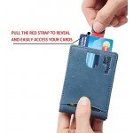 NapaWalli RFID Blocking Bifold Slim Genuine Leather Thin Minimalist Front Pocket Wallets for Men Money Clip Made From Full Grain Leather