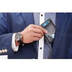 NapaWalli RFID Blocking Bifold Slim Genuine Leather Thin Minimalist Front Pocket Wallets for Men Money Clip Made From Full Grain Leather