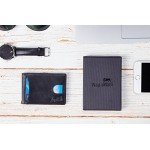NapaWalli RFID Blocking Bifold Slim Genuine Leather Thin Minimalist Front Pocket Wallets for Men Money Clip Made From Full Grain Leather