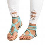 New Arrive Women Sandals Gladiator Summer Women Shoes  Plus Size 35-43 Flats Sandals Shoes For Women Casual Rome Style Sandalias
