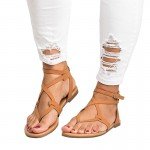 New Arrive Women Sandals Gladiator Summer Women Shoes  Plus Size 35-43 Flats Sandals Shoes For Women Casual Rome Style Sandalias