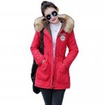 New Long Parkas Female Womens Winter Jacket Coat Thick Cotton Warm Jacket Womens Outwear Parkas Plus Size Fur Coat 2018