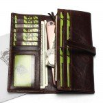 New Luxury Brand 100% Top Genuine Cowhide Leather High Quality Men Long Wallet Coin Purse Vintage Designer Male Carteira Wallets