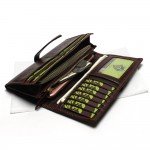 New Luxury Brand 100% Top Genuine Cowhide Leather High Quality Men Long Wallet Coin Purse Vintage Designer Male Carteira Wallets