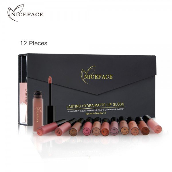 Newly Lipstick Color Women Fashion Feel 12Pcs/set Makeup Matte Lipstick Lip Gloss Pencil Beauty Long Lasting Lip Coloring Newly Lipstick Color Women Fashion Feel 12Pcs/set Makeup Matte Lipstick Lip Gloss Pencil Beauty Long Lasting Lip Coloring
