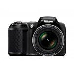 Nikon Coolpix L340 20.2 MP Digital Camera with 28x Optical Zoom and 3.0-Inch LCD (Black)