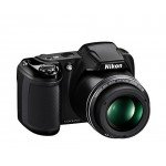 Nikon Coolpix L340 20.2 MP Digital Camera with 28x Optical Zoom and 3.0-Inch LCD (Black)