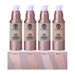 O.TWO.O 4 Colors Face Liquid Foundation Makeup Primer Face Base Makeup BB Cream Concealer Foundation Primer Easy to Wear 30ml