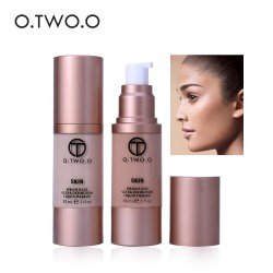 O.TWO.O 4 Colors Face Liquid Foundation Makeup Primer Face Base Makeup BB Cream Concealer Foundation Primer Easy to Wear 30ml