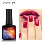 OYAKOM 7.5ml Nail Polish Nail Gel Soak off LED UV Hybrid Gel Varnishes Nail Primer Gel Lacquer Red Pink Sexy Color Nail Makeup