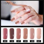 OYAKOM 7.5ml Nail Polish Nail Gel Soak off LED UV Hybrid Gel Varnishes Nail Primer Gel Lacquer Red Pink Sexy Color Nail Makeup