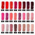 OYAKOM 7.5ml Nail Polish Nail Gel Soak off LED UV Hybrid Gel Varnishes Nail Primer Gel Lacquer Red Pink Sexy Color Nail Makeup