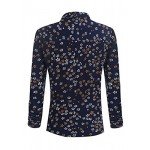 POGT Women 3/4 Sleeve Blazer Open Front Cardigan Jacket Work Office Blazer