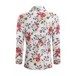 POGT Women 3/4 Sleeve Blazer Open Front Cardigan Jacket Work Office Blazer