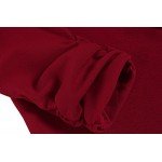 POGT Women 3/4 Sleeve Blazer Open Front Cardigan Jacket Work Office Blazer