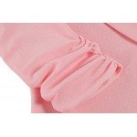 POGT Women 3/4 Sleeve Blazer Open Front Cardigan Jacket Work Office Blazer