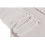 POGT Women 3/4 Sleeve Blazer Open Front Cardigan Jacket Work Office Blazer