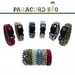 Paracord Bracelets for Men, Boys, Kids 12 PCs - Camo Survival Tactical Bracelet Braided with 550 lbs Parachute Cord - Camping Gifts, Scouts Accessories - Military Gear- Army Theme Party Favors