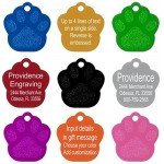 Providence Engraving Aluminum Pet ID Tags for Cat and Dog