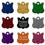Providence Engraving Aluminum Pet ID Tags for Cat and Dog