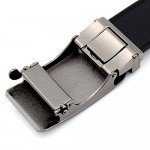 QISHI YUHUA Belt Men's Leather Ratchet Belt