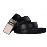 QISHI YUHUA Belt Men's Leather Ratchet Belt