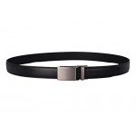 QISHI YUHUA Belt Men's Leather Ratchet Belt